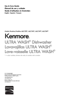 Kenmore 24'' Built-In Dishwasher w/ PowerWave Spray Arm & TurboZone Option - Black ENERGY STAR Manual de usuario