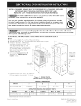 Kenmore 24'' Manual Clean Double Wall Oven Guía de instalación