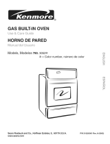 Kenmore 24'' Manual Clean Gas Wall Oven 3052 El manual del propietario