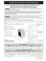 Frigidaire 24'' Manual Clean Wall Oven Guía de instalación
