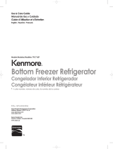 Kenmore 25.0 cu. ft. French Door Bottom-Freezer Refrigerator- Bisque ENERGY STAR Guía del usuario