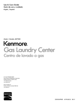 Kenmore 27'' Laundry Center w/ Gas Dryer Guía de instalación