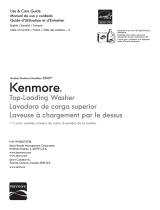 Kenmore 3.6 cu. ft. Top-Load Washer w/ Deep Wash Cycle - White ENERGY STAR El manual del propietario