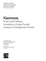 Kenmore 3.9 cu. ft. Front-Load Washer - White ENERGY STAR Guía de instalación
