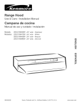 Kenmore 30'' Convertible Range Hood Guía de instalación