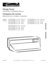 Kenmore 30'' Deluxe Range Hood Guía de instalación