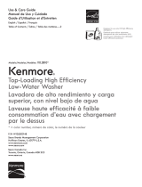 Kenmore 4.5 cu. ft. High-Efficiency Top-Load Washer w/ Express Cycle - White ENERGY STAR El manual del propietario