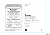 Kenmore 45 Bottle Wine Chiller El manual del propietario