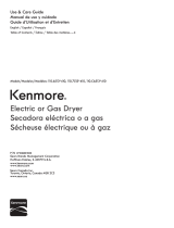 Kenmore 7.0 cu. ft. Electric Dryer w/ SmartDry Plus Technology - White 65132 El manual del propietario