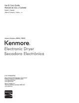 Kenmore 7.6 cu. ft. Electric Dryer w/ Sanitize Cycle - White El manual del propietario