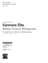 Kenmore Elite 30 cu.ft. French Door Bottom-Freezer Refrigerator ENERGY STAR El manual del propietario