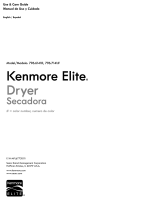Kenmore Elite 7.3 cu. ft. Electric Dryer - White El manual del propietario