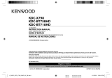 Kenwood KDC-X798 Manual de usuario
