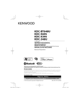 Kenwood KDC-X395 Manual de usuario