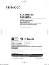 Kenwood KDC-X696 Manual de usuario