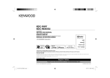Kenwood KDC-HD455U Manual de usuario