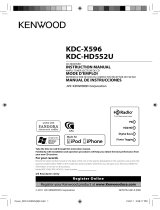 Kenwood KDC-X596 Manual de usuario