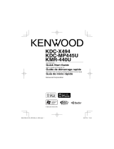 Kenwood KDC-MP445U Manual de usuario