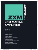 Kicker 2010 ZXM 350.4 Marine Amplifier Manual de usuario
