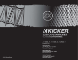 Kicker ZX2500.1 Manual de usuario