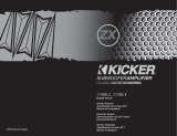 Kicker 2006 ZX 400.1 & 700.1 El manual del propietario