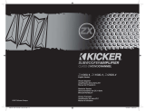 Kicker 2008 ZX 1000.1, 1500.1 & 2500.1 El manual del propietario