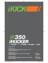 Kicker 2009 iK350 El manual del propietario