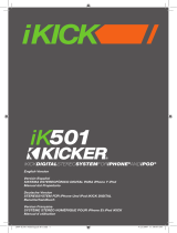 Kicker 2009 iKICK iK501 Manual de usuario