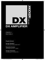 Kicker 2010 DX 500.1 - 1000.1 El manual del propietario