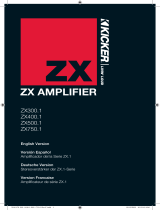Kicker ZX300.4 Manual de usuario