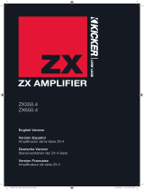 Kicker 2010 ZX 350.4 - 650.4 Manual de usuario