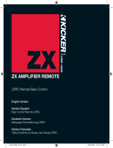 Kicker 2010 ZXRC Bass Level Remote Control El manual del propietario