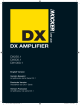Kicker DX500.1 El manual del propietario