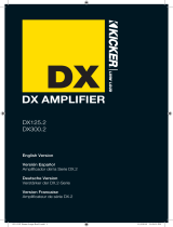 Kicker dx300 2 Manual de usuario