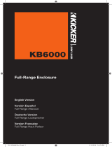 Kicker 2011 KB6000 El manual del propietario