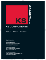 Kicker 2011 KS Components El manual del propietario