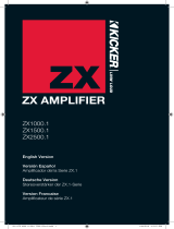 Kicker ZX2500.1 El manual del propietario