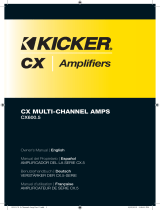 Kicker CX600.5 Manual de usuario