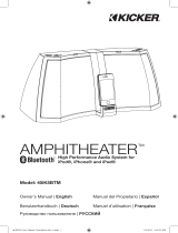 Kicker 2012 iK5BTM Amphitheater El manual del propietario