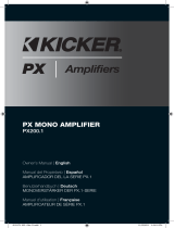Kicker 2012 PX 200.1 Mono Amplifier El manual del propietario