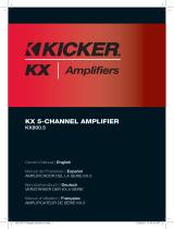 Kicker 2013 KX 5-Channel Amplifier El manual del propietario