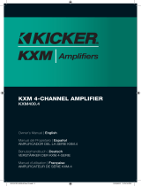 Kicker 2013 KXM 4-Channel Amplifier El manual del propietario