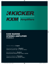 Kicker KXM400.2 El manual del propietario