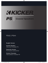 Kicker 2013 PS4 Coaxial Speakers El manual del propietario