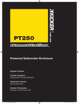 Kicker 2013 PT250 BassStation El manual del propietario