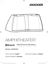 Kicker 2014 Amphitheater BT2 | iK5BT2 El manual del propietario