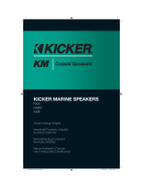 Kicker 2014 KM Coaxial Speakers (4, 6.5, 8) El manual del propietario