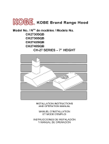 Kobe Range Hoods CH7942SQB Manual de usuario