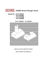 Kobe Range Hoods CH7748SQB Manual de usuario