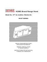 Kobe Range Hoods IN-027 Manual de usuario